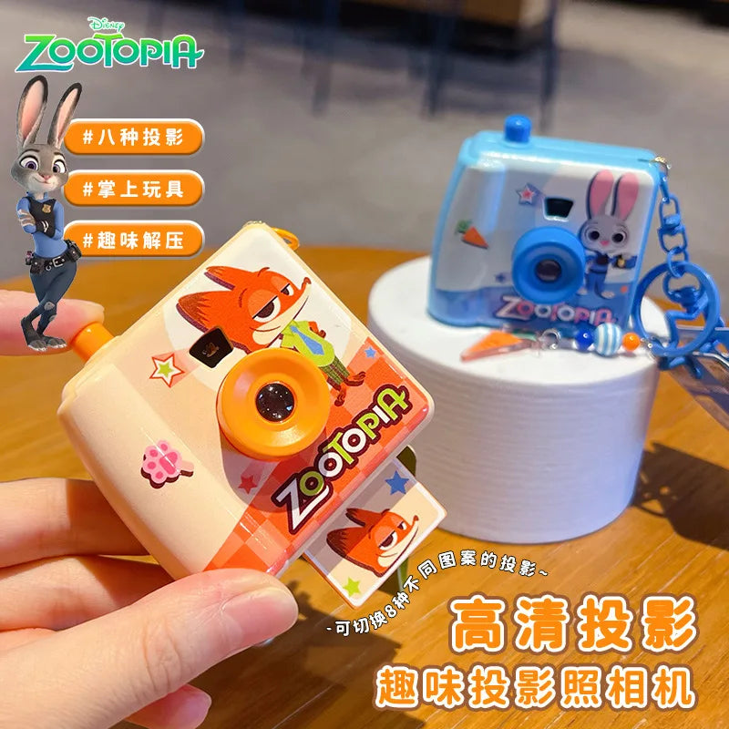 Original Zootopia Polaroid Camera Keychain, Creative Toy for Kids, Backpack Pendant, Kids' Gift, Birthday Party Souvenir