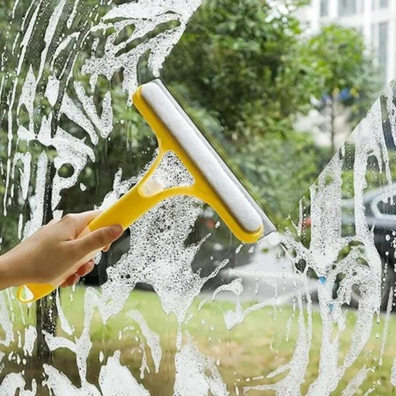 Essuie-glace multifonction, brosse de nettoyage de vitres de maison, pulvérisateur, brosse de nettoyage de savon, brosse en caoutchouc automobile pour la maison