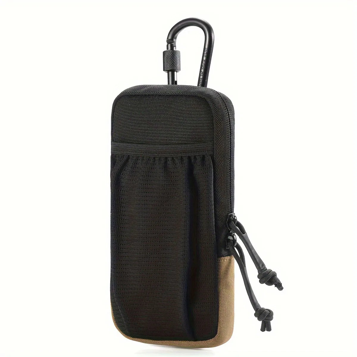 Sac de taille de sport multifonctionnel noir pour alpinisme et randonnée en plein air, sac pour téléphone portable, sac d'alpinisme en plein air, 1 pièce