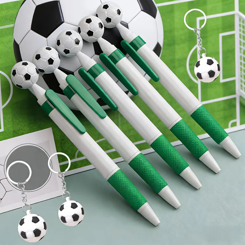 Pack Cadeau Papeterie Thème Football 10 Pièces — Carnet, Porte-clés, Stylo & Sac Cadeau