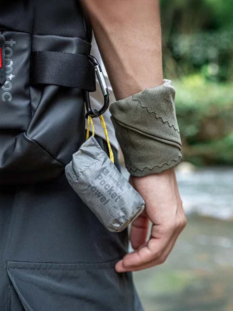 HIKEMAN – serviette d'extérieur à séchage rapide, Portable, pour Camping, randonnée, sport, salle de sport