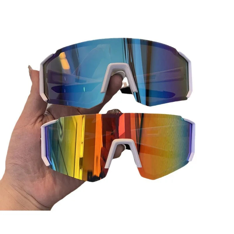 1/2 Pieces Cycling Sunglasses Women UV400 Anti-sand Eye Protector Sunglasses Outdoor Sports Anti-Radiation Protection Glasses Lens