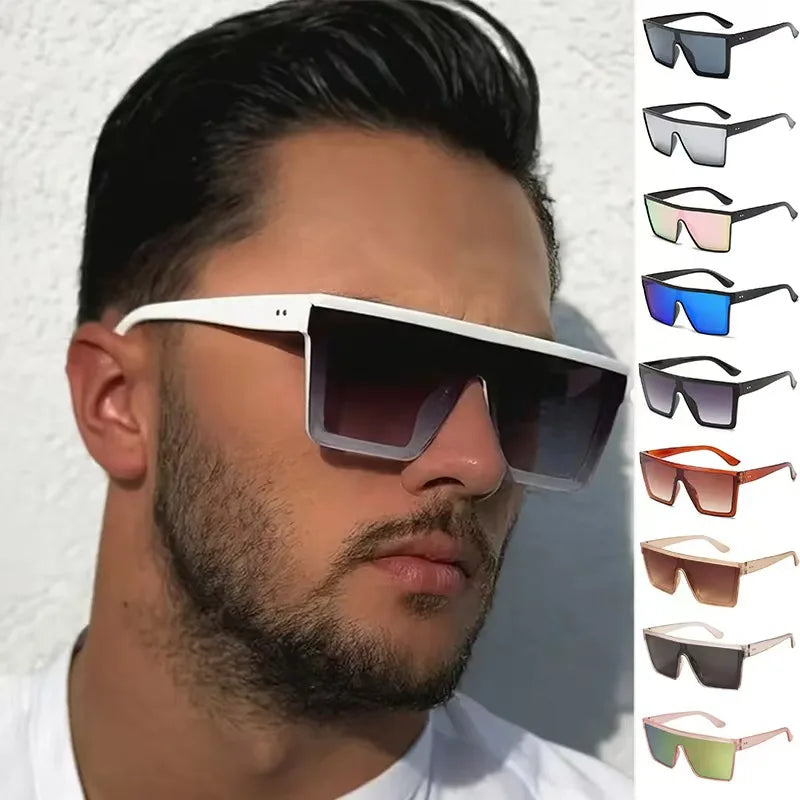 Lunettes de soleil carrées pour hommes et femmes — mode, vintage, conduite, UV400