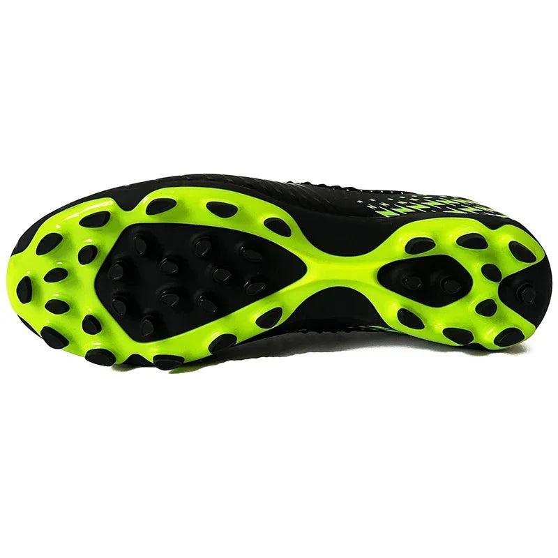Chaussures de Football Tricot Respirantes FG — Crampons Professionnels Homme