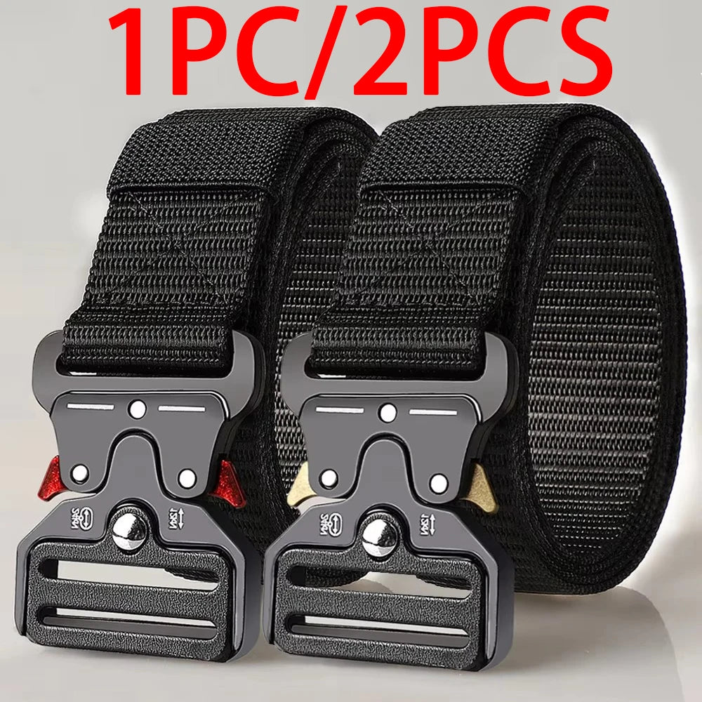 Men's Versatile Tactical Belts – Durable & Adjustable Design – For Outdoor Sports Enthusiasts, Pair with Jeans, for Men and Women