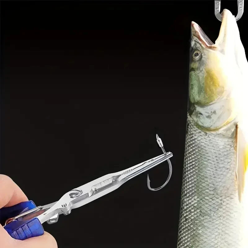 Pince de Pêche en Acier Inoxydable — Outil Multifonction Pro