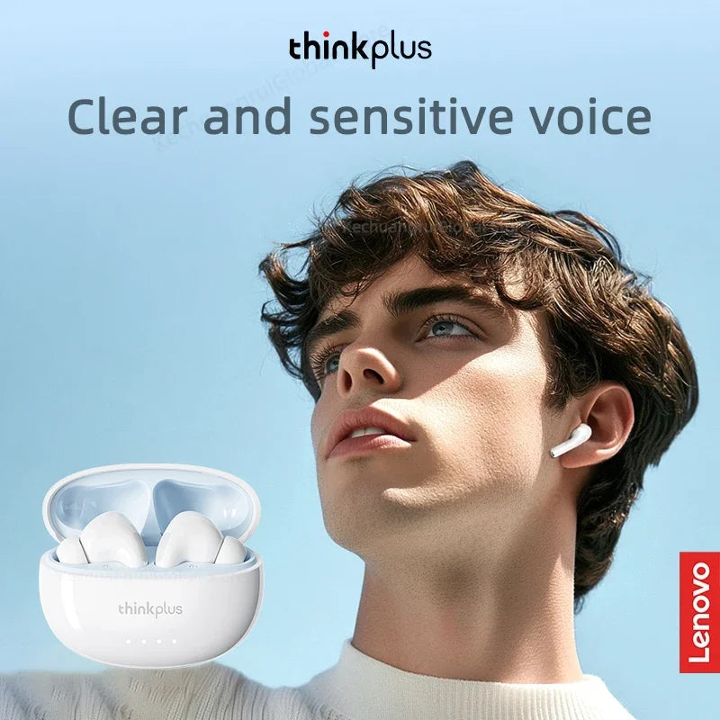 Lenovo-Auriculares inalámbricos LP5 PRO, Bluetooth 5.4, TWS, sonido HiFi, auriculares para juegos, cascos deportivos LP5Pro, batería de larga duración con micrófono 2025