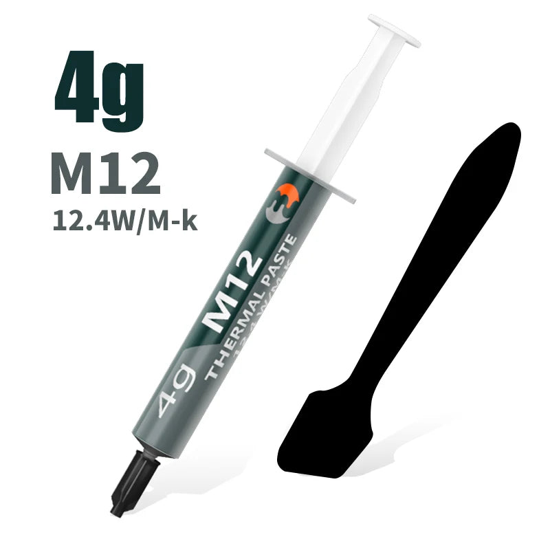 Pasta térmica MJ Performance, grasa térmica conductora 12.4 W/MK 1/4/8/15/30g para juegos de PC, PS5, refrigeración de CPU y GPU