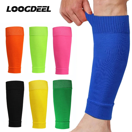Chaussettes de football avec attelle de jambe — sport respirant, protège-tibia, enfants et adultes