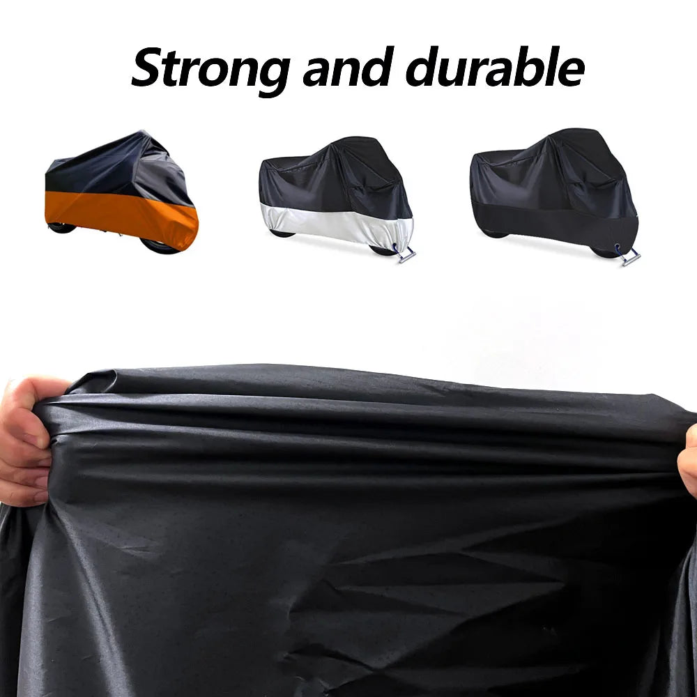 Housse de protection imperméable scooter — protection UV, pluie et poussière, compatible 150 / 250 / 350 cc, modèles D VX S T M R (v2)