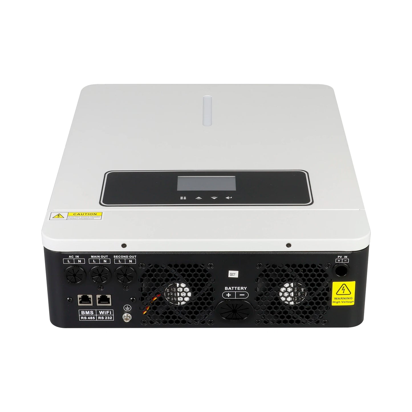 Onduleur solaire hybride 3600W 24V DC à 100/110/120V AC avec contrôleur de chargeur solaire MPPT 120A Max PV 500Vdc adapté à la batterie LifePo4