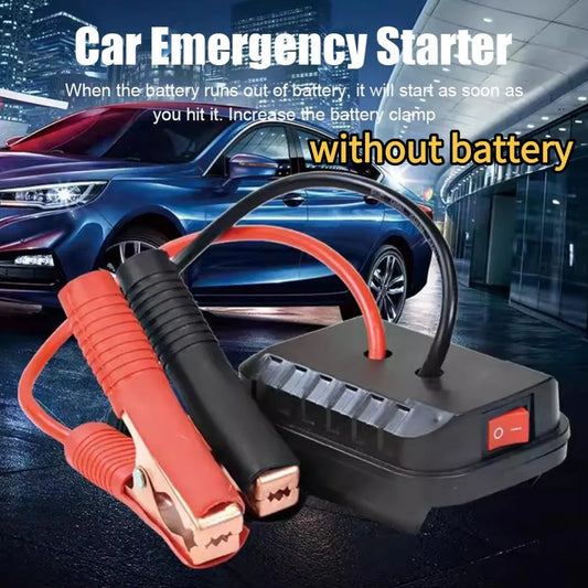 Convertisseur Batterie Lithium Voiture — Clip Chargeur Démarreur Urgence Adaptateur Câble