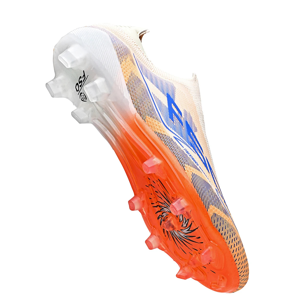 Chaussures de Football Adulte AG/FG Crampons TPU — Tige PU Texturée, Terrain Herbe EU 35–46