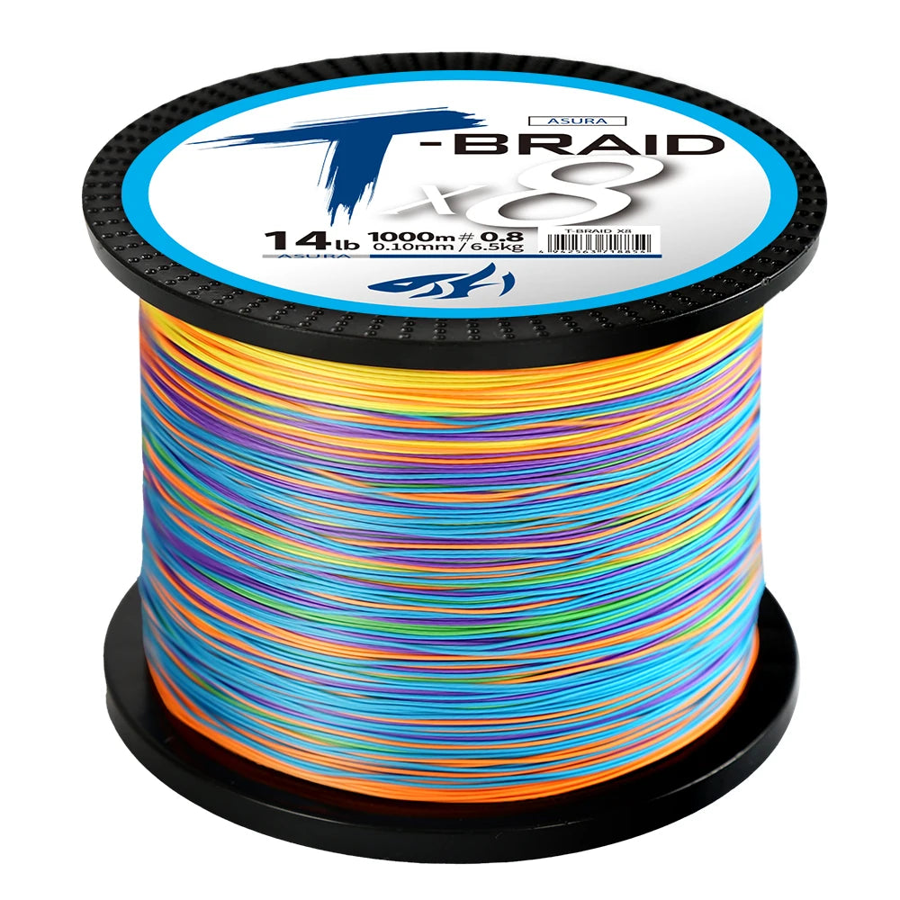 ThornsLine X8 mise à niveau tresse ligne de pêche Super forte 8 brins Multifilament PE ligne 300-1000M ligne tressée tout pour carpe de poisson