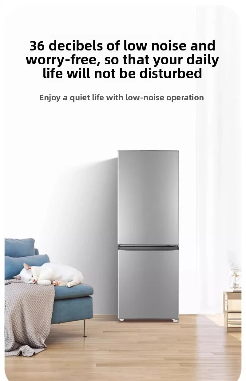 Refrigerador de primera clase, de bajo consumo energético, sin escarcha, congelador de gran capacidad de doble puerta, refrigerador para habitaciones de alquiler Z
