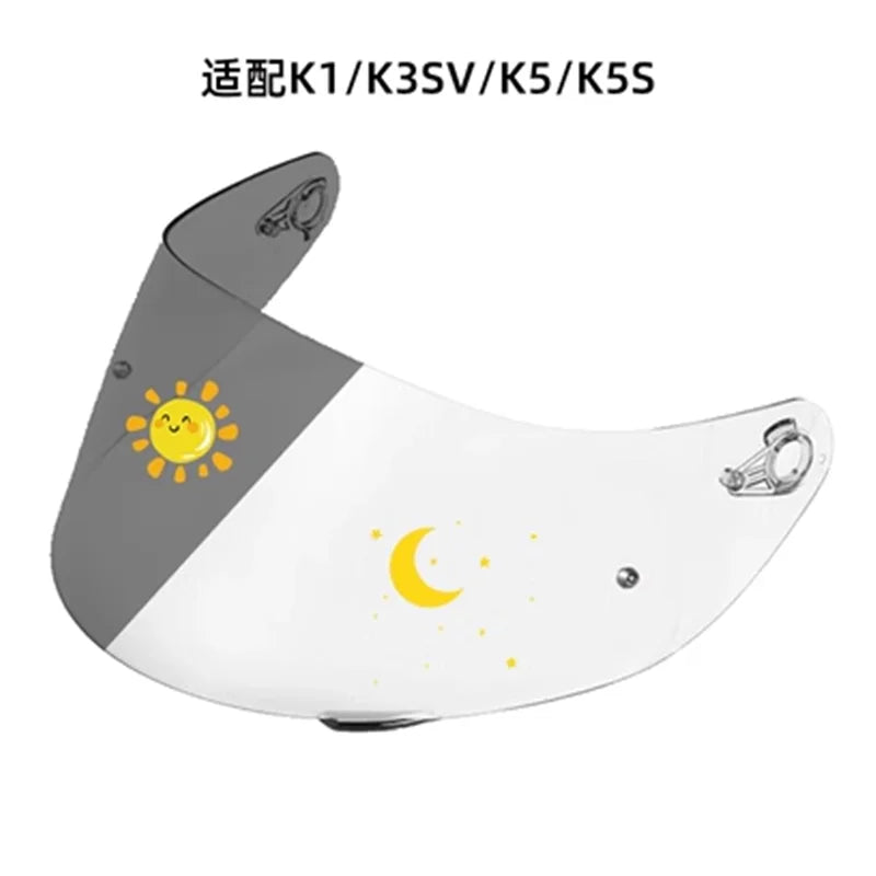 For AGV K5 K5S K5-S K3SV K1 K1S Compact ST Motorcycle Helmet Visor Lens Shield Goggles Full Face Pin Accessories Para Moto Helmet