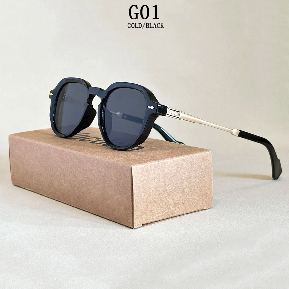 Lunettes de soleil ovales pour hommes vintage — femmes, mode, 2025