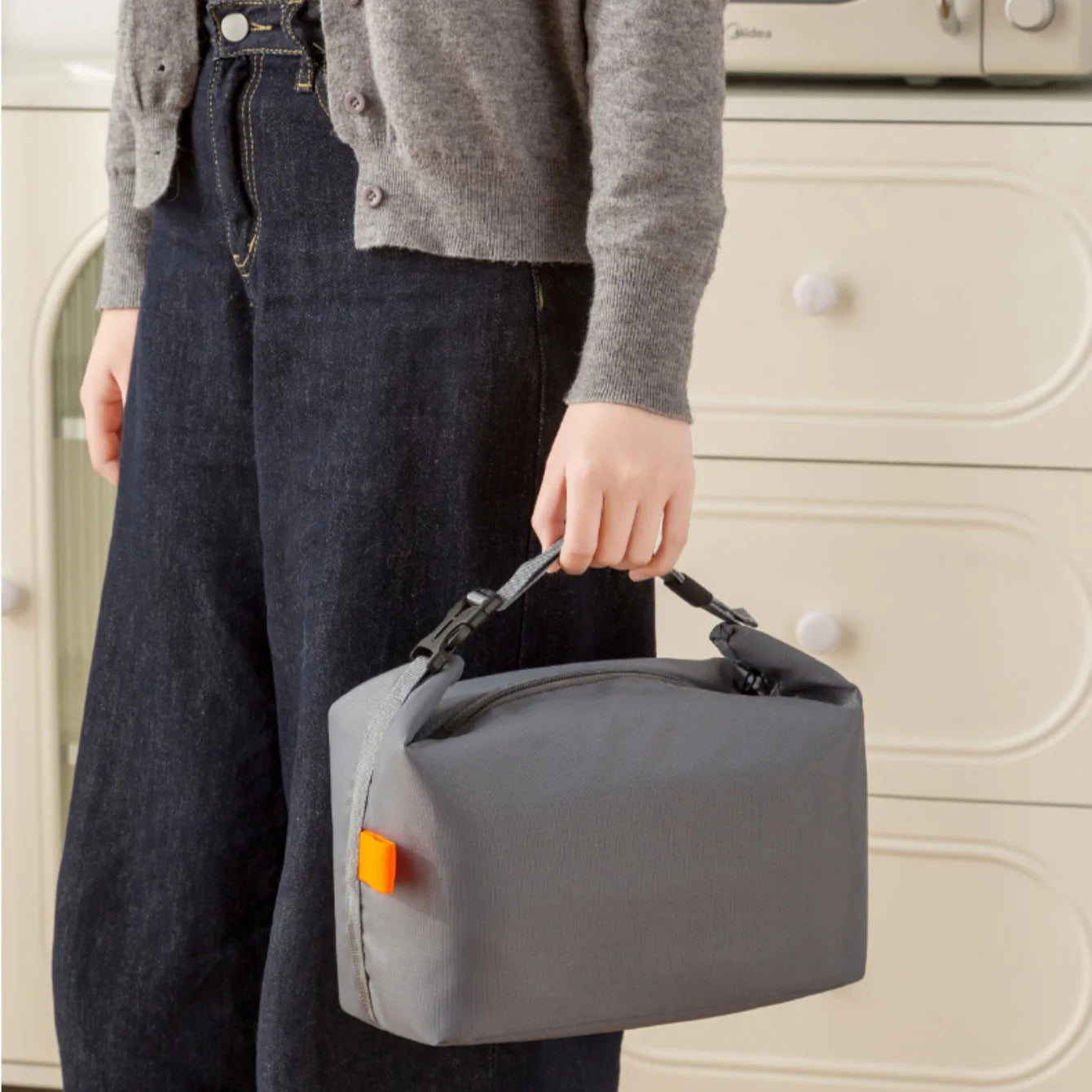 Sac à déjeuner boîte à déjeuner isolée, petits conteneurs à déjeuner isothermes étanches, sacs réutilisables de grande capacité pour le travail, les voyages