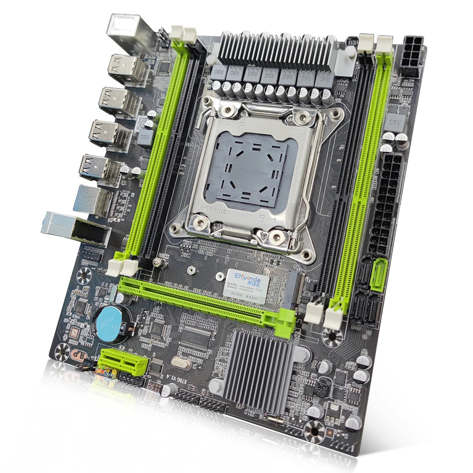 ENVINDA-Carte mère X79, LGA 2011, USB 2.0, prise en charge de la mémoire REG, ECC, processeur Xeon E5, 4DDR3, PCI-E, NVcloser, M.2