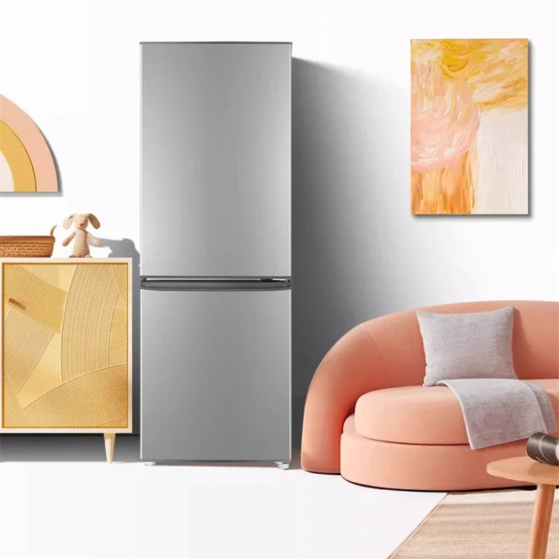 Refrigerador de primera clase, de bajo consumo energético, sin escarcha, congelador de gran capacidad de doble puerta, refrigerador para habitaciones de alquiler Z