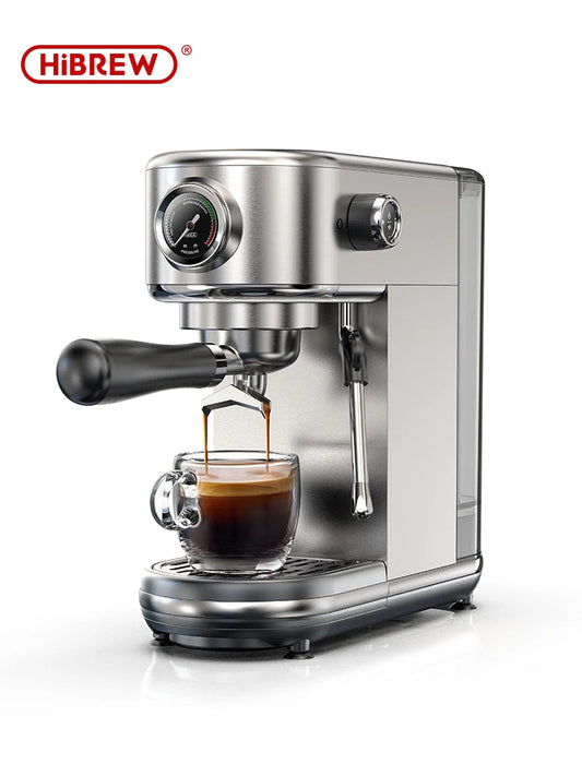 Machine à café expresso semi-automatique — température réglable, chaud et froid, cappuccino, 20 bars