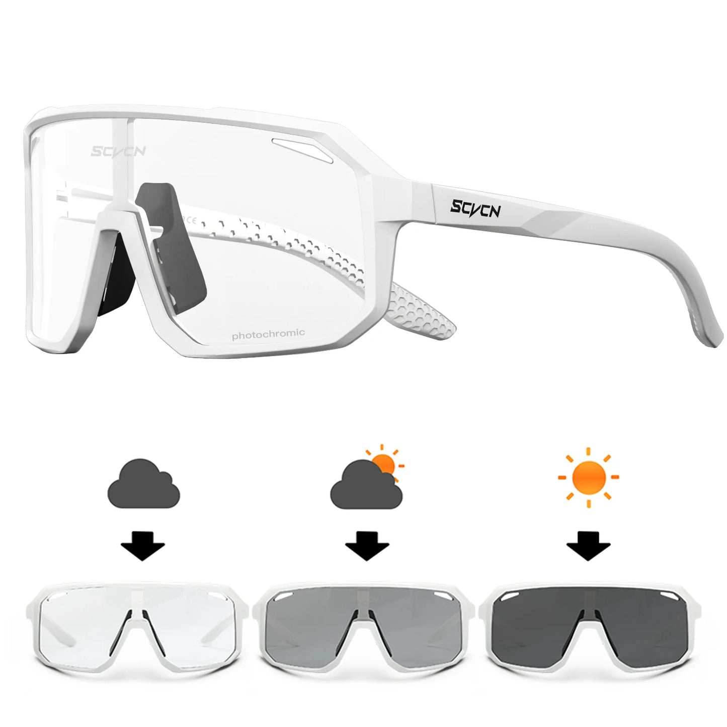 Lunettes Cyclisme UV400 VTT — Équitation Randonnée Sports Extérieur