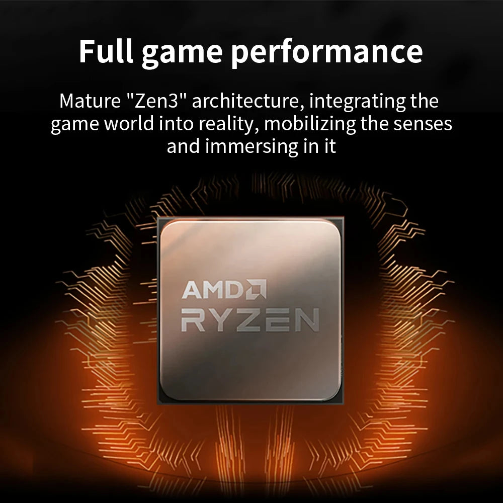 Nouveau processeur de jeu AMD Ryzen 7 5700X 8 cœurs 16 threads AM4 Applicable à B550 3.4GHz 65W 7NM L3 = 32M R7 5700X DDR4 sans ventilateur