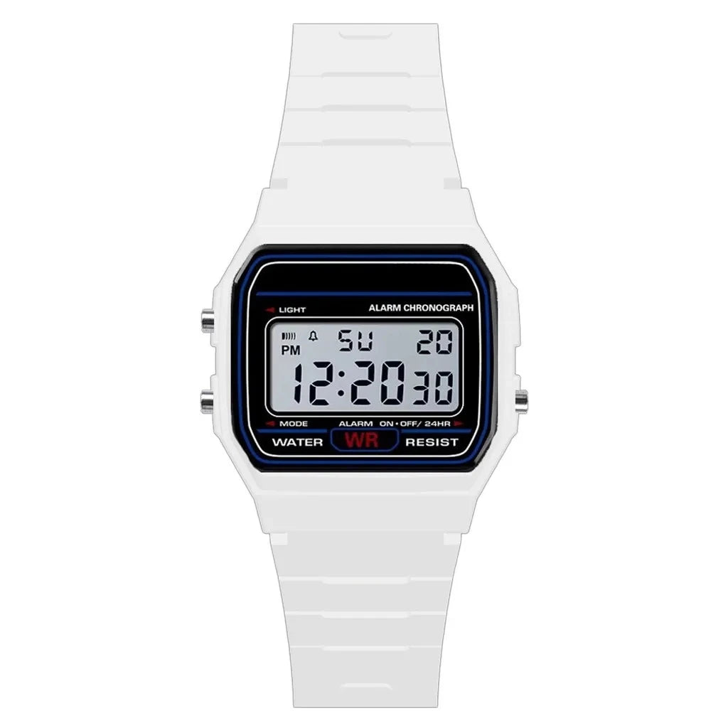 Montre Militaire Analogique Numérique LED — Étanche Alarme Enfants Femmes