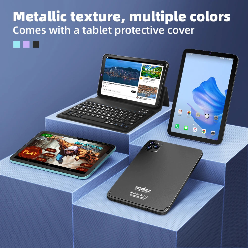 NPad 18 Pro 10.1 inch Tablet Pad 1280*800 HD 12GB 512GB Android 14.0 7000mAh Dual WiFi BT5.0 Dual SIM Dual Camera Tablets