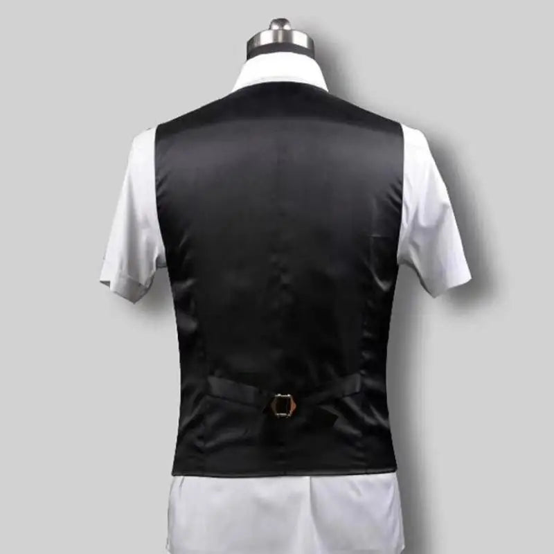 Gilet coupe cintrée pour Homme, noir, gris, bleu marine, Plus, décontracté, sans manches, Business, M-6XL