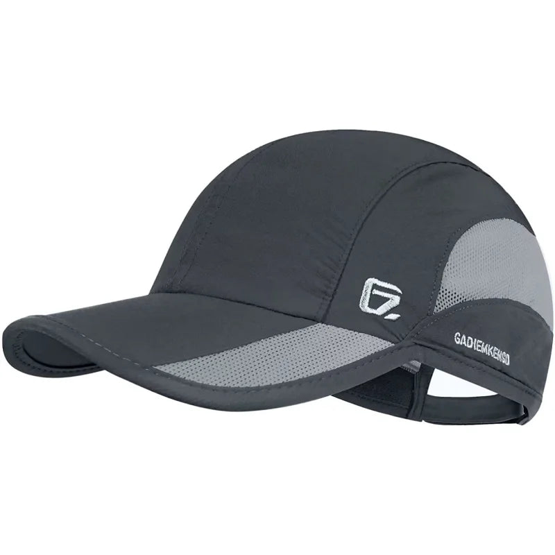 Casquette de sport unisexe à séchage rapide — réglable, légère, UPF 50+, course, randonnee, golf