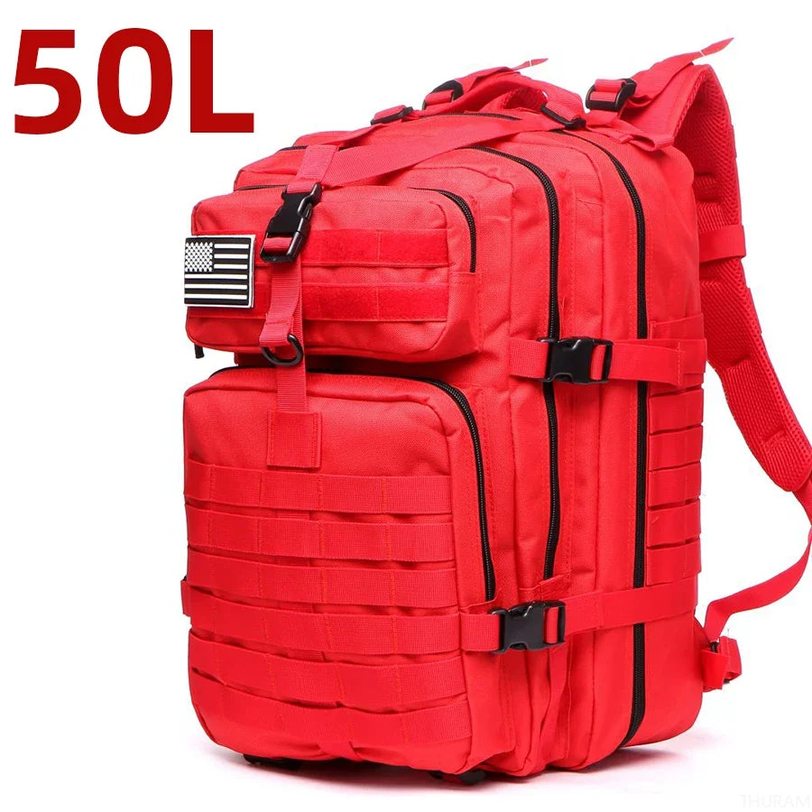 25L/50L robuste en Nylon imperméable à l'eau tactique sport Trekking pêche chasse Camping randonnée sac à dos sacs à dos en plein air