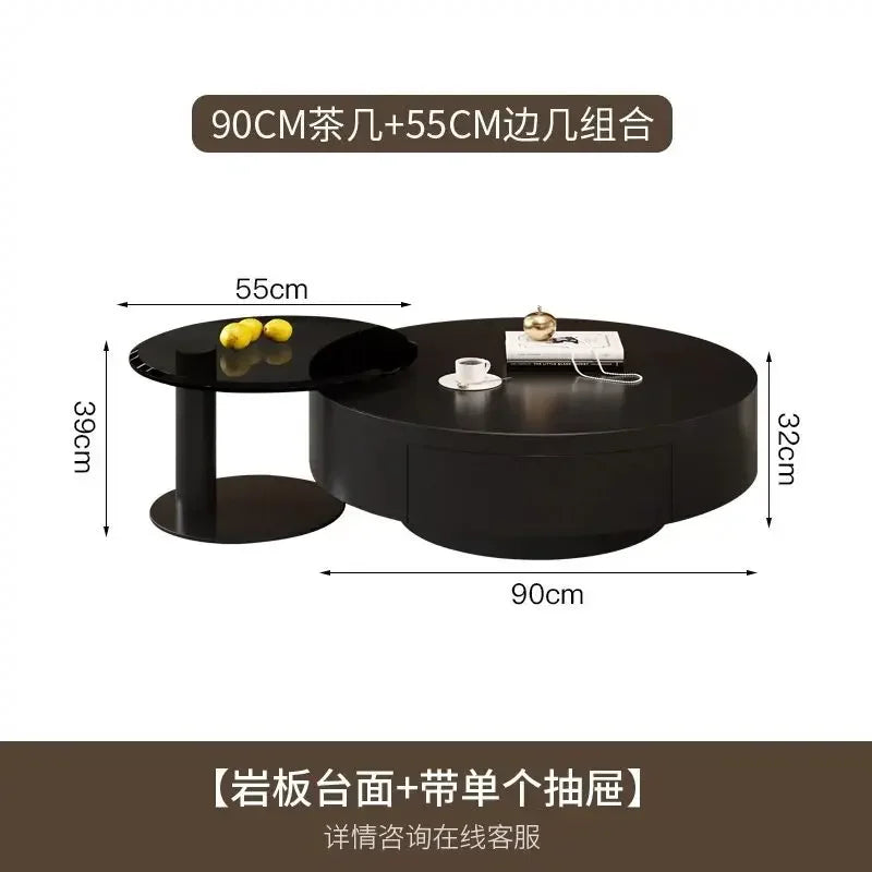 Modern Round Coffee Table for Living Room, Luxury Cute Coffee Table, Nordic Decor, Living Room Furniture