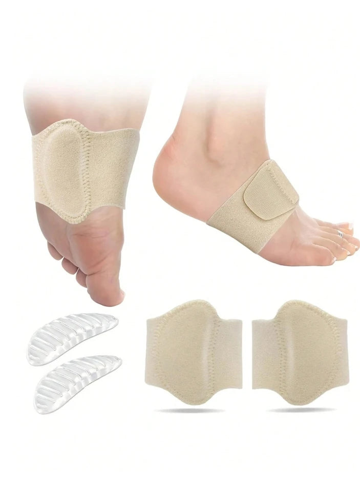 1 paire de semelles intérieures de sport de soutien de la voûte plantaire pour hommes et femmes pour pieds plats pour soutenir la balle du pied et soulager la pression.
