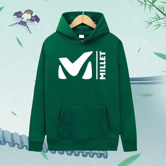 Sweat À Capuche Homme Lettre Graphique — Ample Décontracté Harajuku Pull
