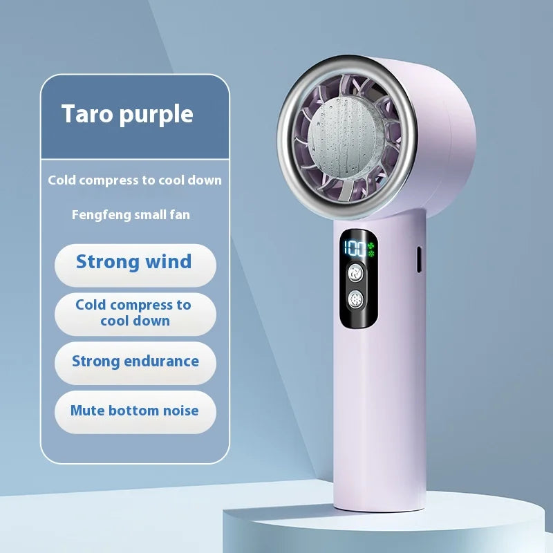 Ventilateur de table, ventilateur de chargement USB portable, ventilateur personnel mural avec affichage de la puissance, ventilateur de table ultra silencieux à 5 vitesses