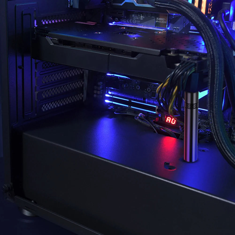 Support de carte graphique GPU, Support d'affaissement de carte vidéo rotatif télescopique Vertical, Support de carte vidéo en alliage d'aluminium