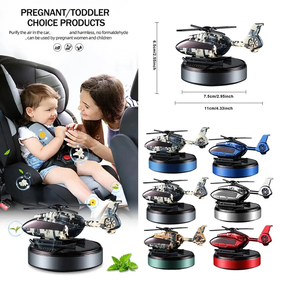 Désodorisant solaire pour voiture et avion, accessoires intérieurs d'hélicoptère, garniture d'hélice, diffuseur de parfum lointain, dépistolet ant
