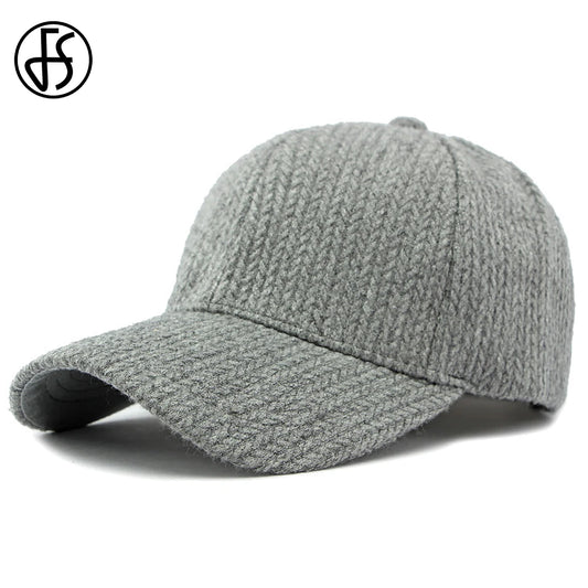 Casquette de baseball gris beige en laine — trucker, streetwear, 2026