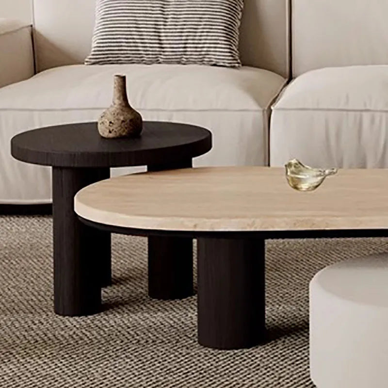 Design Unique Table Basse à la mode salon éclectique minimaliste Table Basse moderne Wabi Sabi Table Basse meubles de maison