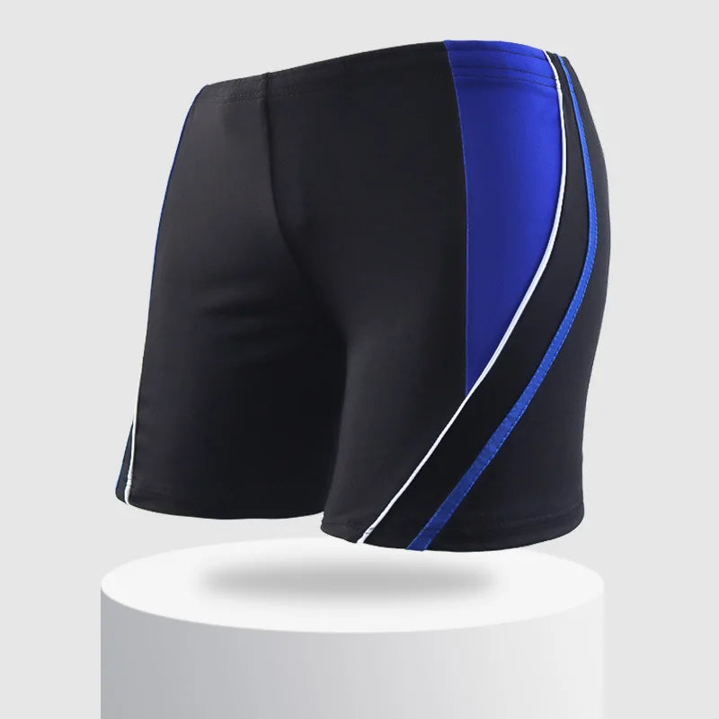 Maillot de bain élastique pour hommes, maillot de bain rayé, plage, Sport, slip court, surf, été, Boxer, costume de bain