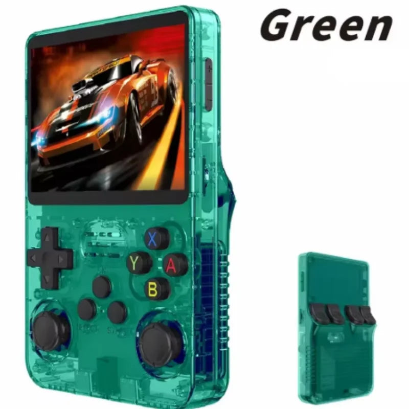 BOYHOM 64G 128G R36S Retro Handheld Game Console Linux System 3.5 Inch IPS Portable Pocket Player 64GB Video Games Kids Gifts