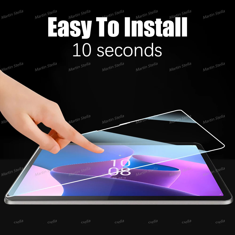 Protecteur d'écran en verre trempé pour tablette 10-11 pouces — 2 pièces, compatible Tab M10 Plus, M11, P11 Pro