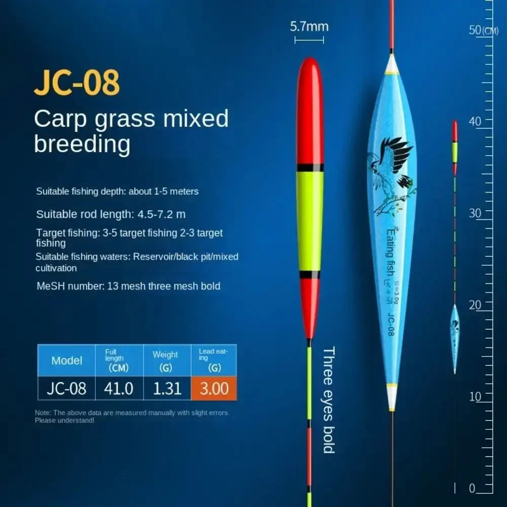 Triangular tail fishing float, high buoyancy, high quality, stable, high sensitivity, vertical buoy, composite feature