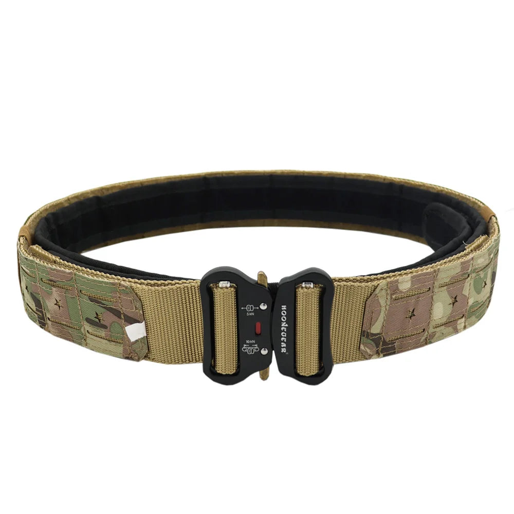 Ceinture de skip Dul2 pour homme, sangle à dégagement rapide, système Molle, airsoft, chasse, durable, extérieur, nouveau