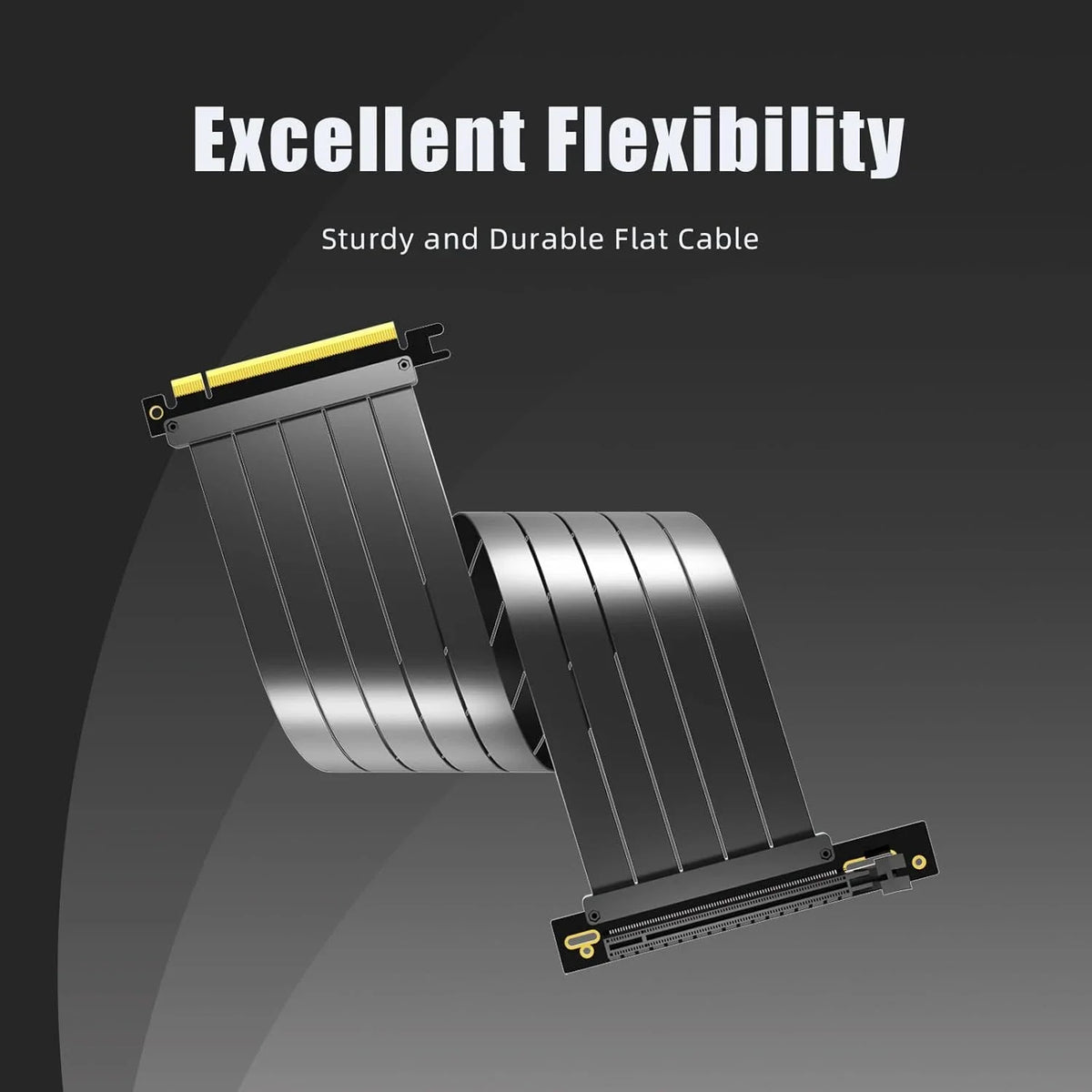 PCI Express 3.0/4.0x16 à x16 Gen 4 GPU Double carte graphique inverse câble d'extension carte Riser pour connecteur plaqué or ITX