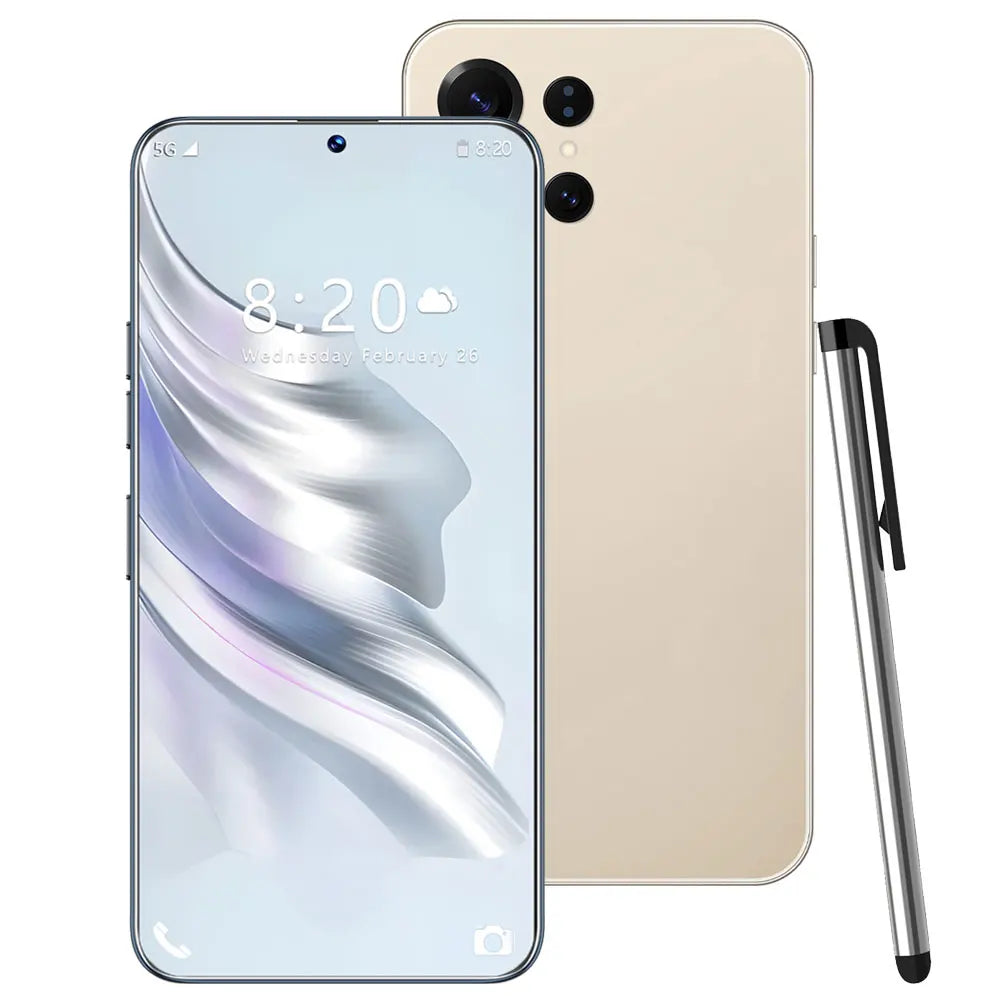 Smartphone Original 2026 pour S26 Ultra 5G 7.3HD AI 8 cœurs Double SIM 16G+1TB Téléphone Portable Android Débloqué