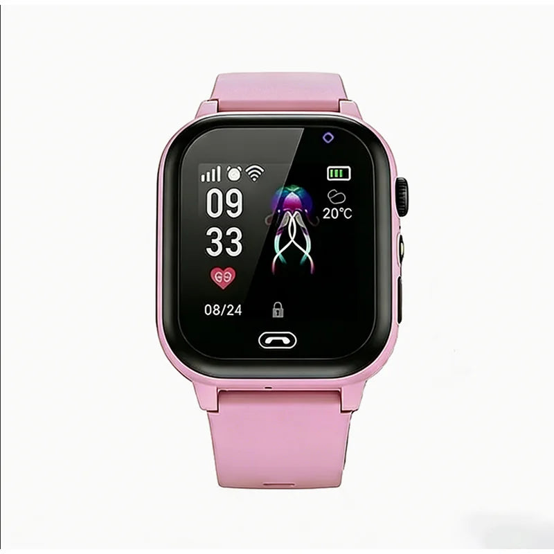 Montre connectée enfants 2026 — SOS, GPS, carte SIM, appel, caméra, étanche, cadeau