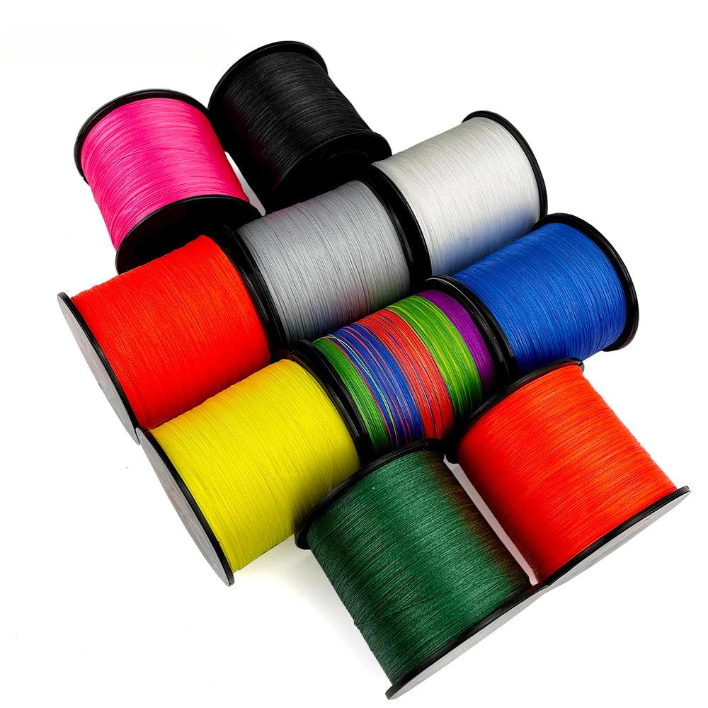 GHOTDA LURE FISH X8 lignes de pêche 300M 100M 8 brins fils tressés Multifilament PE ligne pour carpe cordon de pêche 18LB-78LB lisse