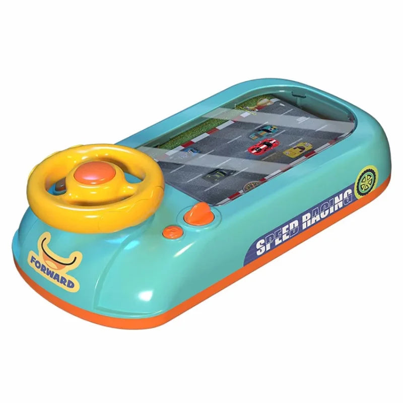 Jouets de volant musicaux pour garçons, voiture de course simulée pour tout-petits, jeu de conduite avec son, coule, apprentissage des dos, 4-6